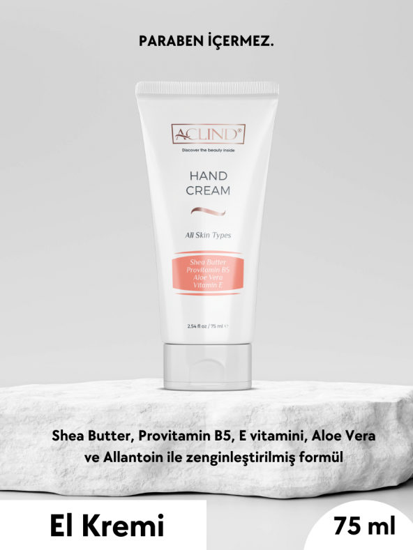 ACLIND HAND CREAM 75 ml  El Kremi  Güzellik Serisi ürün görseli 1