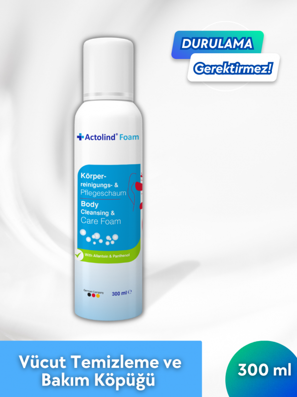Actolind Foam 300 ml  Vücut Temizleme Köpüğü ürün görseli 1
