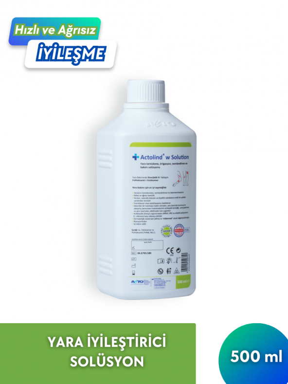 ACTOLIND W SOLUTION 500 ML  Yara İyileştirme Solüsyonu ürün görseli 1