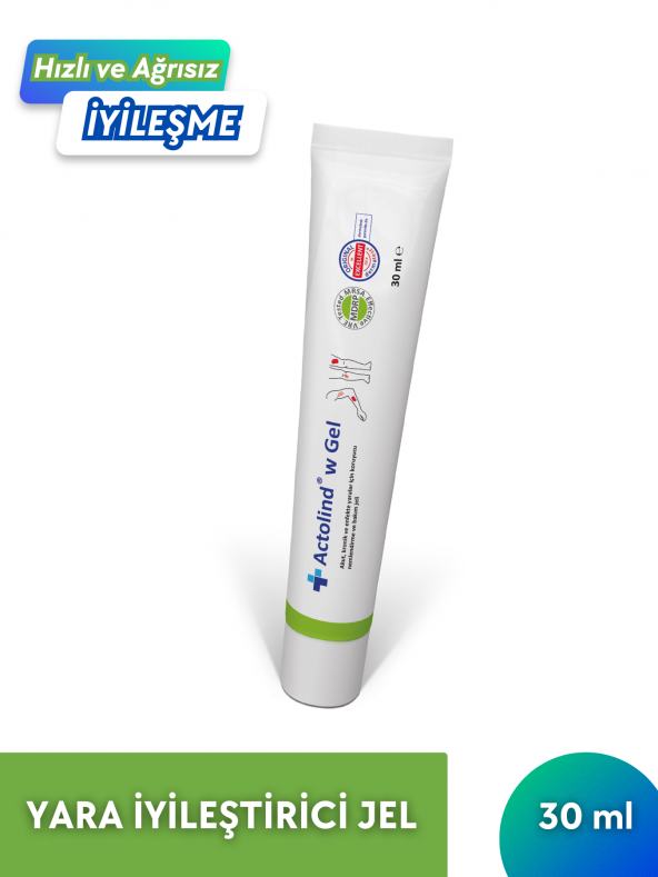 ACTOLIND W GEL 30 ML  Yara İyileştirme Jeli ürün görseli 1