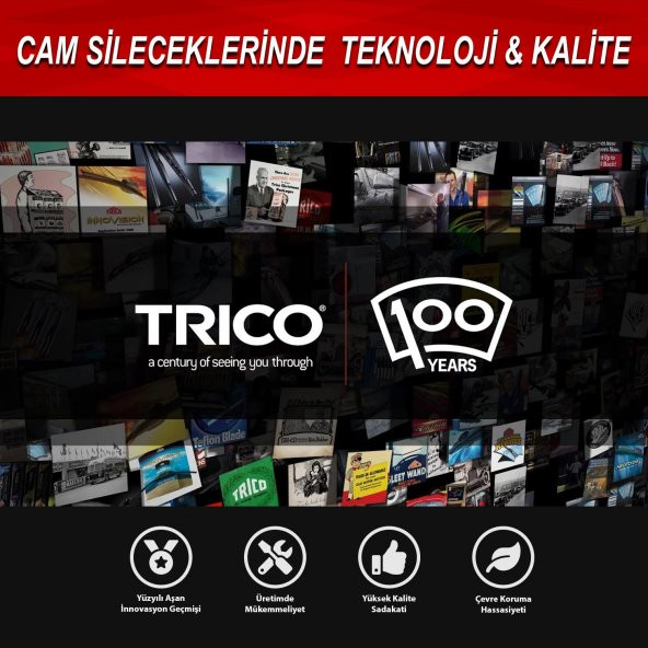 Trico EXACTFIT Arka Tek Silecek 280mm EX280 - Resim 4