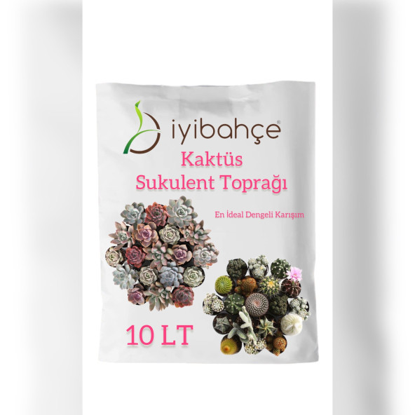 İYİBAHÇE KAKTÜS-SUKULENT TOPRAĞI 10 LT ürün görseli 1