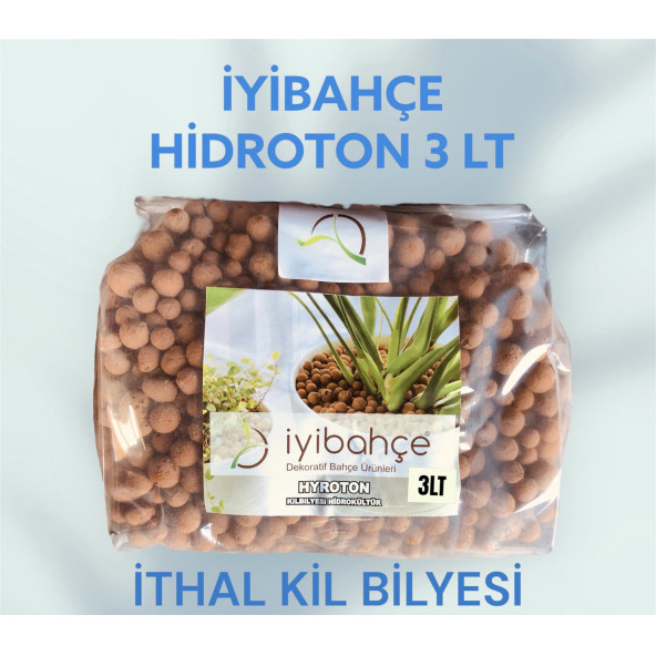 İYİBAHÇE HİDROTON KİL BİLYESİ 3 LT İthal Yuvarlak ürün görseli 1