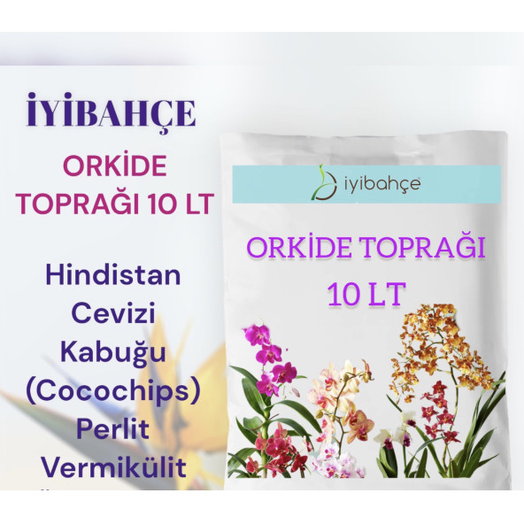 İYİBAHÇE ORKİDE TOPRAĞI 10 LT ürün görseli 1