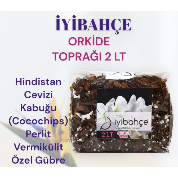 İYİBAHÇE ORKİDE TOPRAĞI 2 LT ürün görseli 1