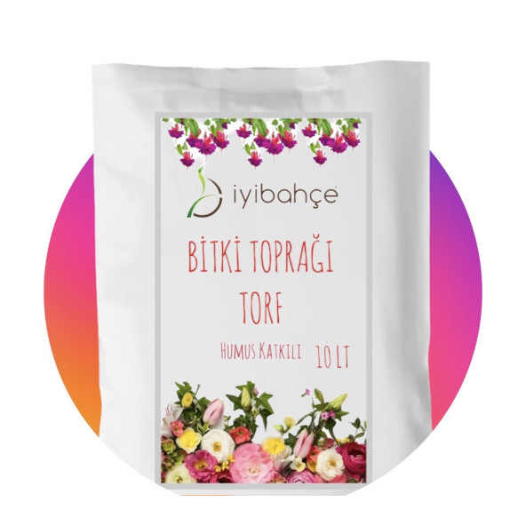 İYİBAHÇE Bitki Toprağı Torf (Humus Katkılı) 10 LT ürün görseli 1