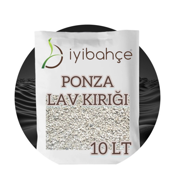 İYİBAHÇE Pomza Volkanik Tüf 10 LT Açık Renk 5-15 mm Boy ürün görseli 1