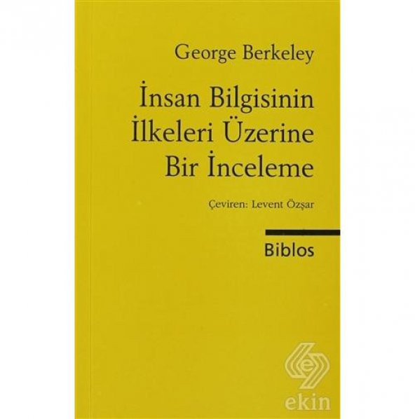 İnsan Bilgisinin İlkeleri ürün görseli 1
