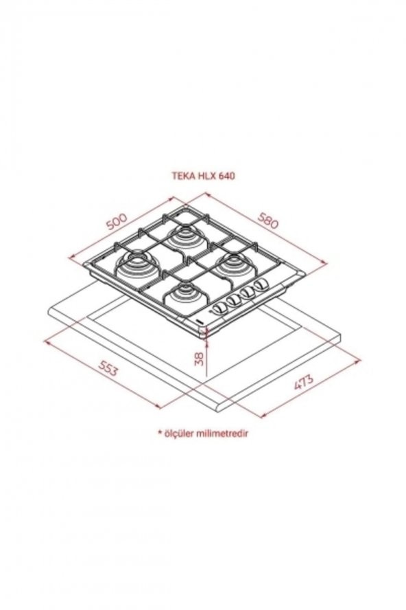 Teka HLX 640 KBC0E BK (E5) - Resim 3