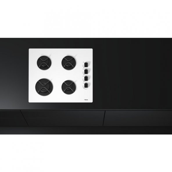 Teka Gbe 64002 Kbc Beyaz Ankastre Ocak - Resim 3