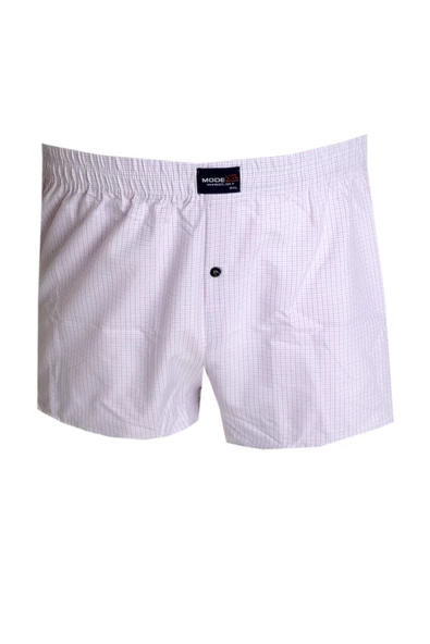 Mode XL Büyük Beden Erkek Boxer Desenli Poplin 6348 Pembe ürün görseli 1
