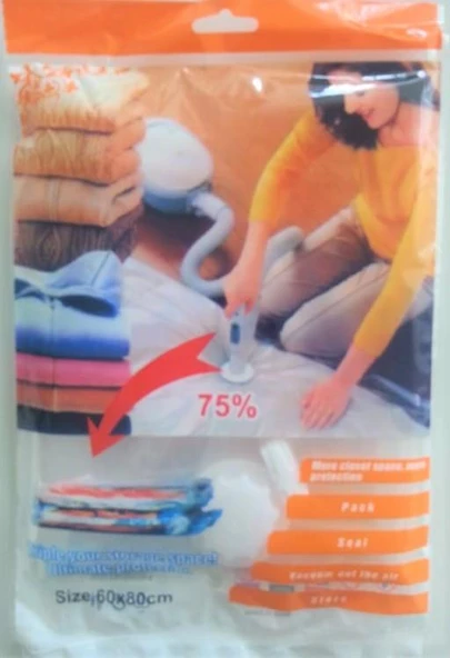Vakumlu Hurç Poşet Saklama Torbası (55x90) - Resim 8