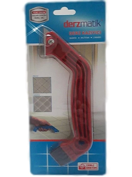 Derz Kazıyıcı Derzmatik Fırçalı Çift Kazıyıcılı Çelik Uçlu ürün görseli 1