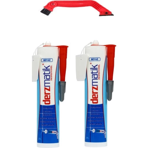 Derzmatik Profesyonel Beyaz 2 Adet 450 Gr Ve 1 Adet  Derz Kazıyıcı ürün görseli 1
