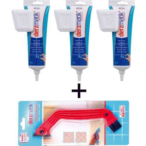 Gaga Uçlu Beyaz 380 Gr. 4'lü + Derz Kazıyıcı ürün görseli 1