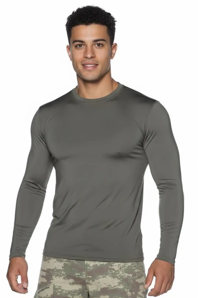 Single Sword Uzun Kol Microfiber T-Shirt - Tişört - Resim 4