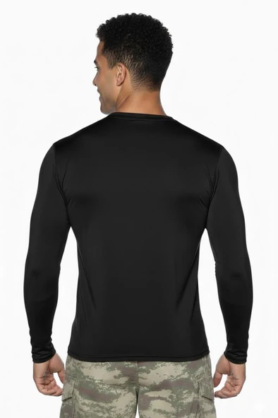 Single Sword Uzun Kol Microfiber T-Shirt - Tişört - Resim 9