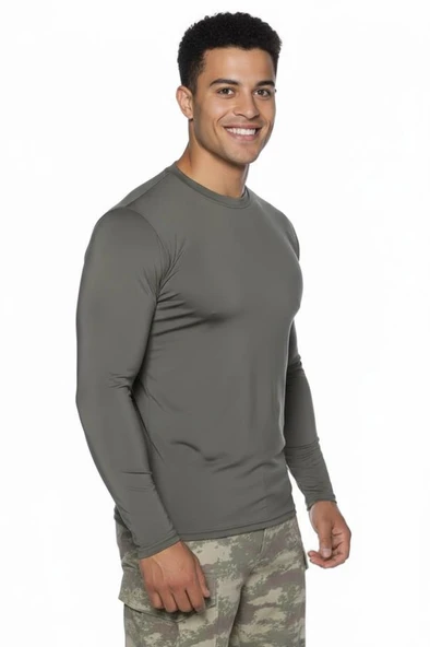 Single Sword Uzun Kol Microfiber T-Shirt - Tişört - Resim 5