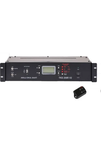 West Sound Westsound Tks 209R V2 USB Girişli Okul Saati Rack Tipi ürün görseli 1