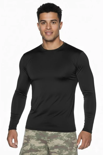 Single Sword Uzun Kol Microfiber T-Shirt - Tişört - Resim 7