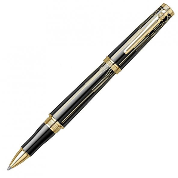 Scrikss Heritage Roller Kalem Siyah Altın - Resim 3