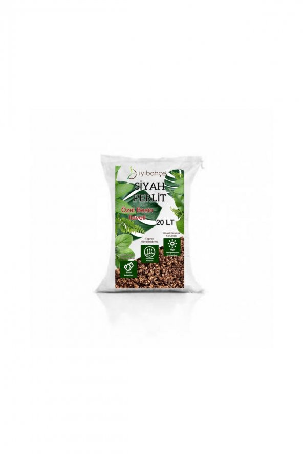 İYİBAHÇE Siyah Perlit 20 LT (Besin ve vitaminler ile zenginleştirilmiş) ürün görseli 1
