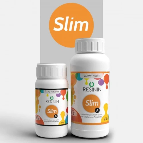 Slim Original 750 Gr A+B Küçük Hacim İçin Şeffaf Epoksi Reçin ürün görseli 1