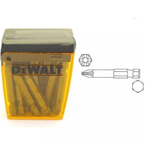 Dewalt DT7912 Pz2 50MM Bits Uç (2 Adet) ürün görseli 1