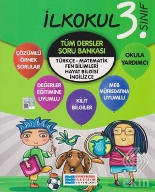 2018 Evrensel 3. Sınıf Tüm Dersler Soru Bankası ürün görseli 1