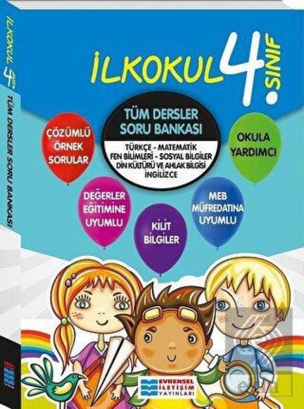 2018 Evrensel 4. Sınıf Tüm Dersler Soru Bankası ürün görseli 1