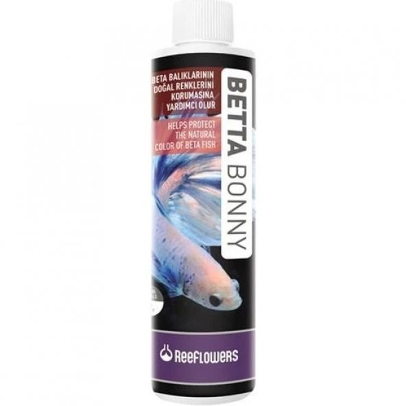 ReeFlowers BettaBonny 50 ml. Skt:12/2028 Beta Balıklarının Doğal Renklerini Korumasına Yardımcı Olur ürün görseli 1
