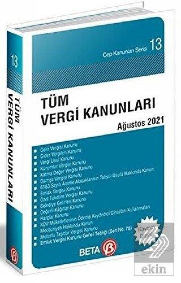 Tüm Vergi Kanunları ürün görseli 1