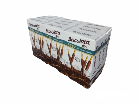 Biscolata Stix Hindistan Cevizli 36gr 12 Adet ürün görseli 1