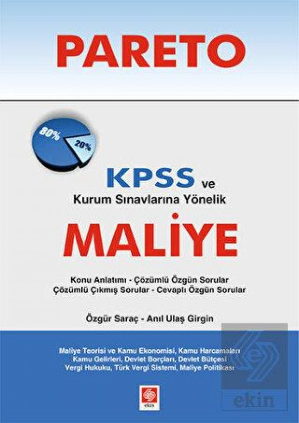Pareto Kpss ve Kurum Sın.Hazırlık Özgür Saraç ürün görseli 1