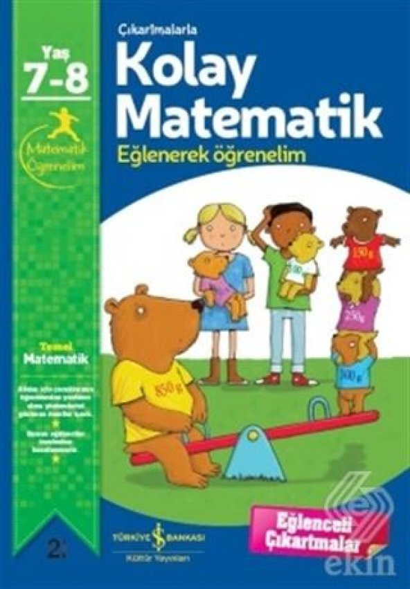 Çıkartmalarla Kolay Matematik 7-8 Yaş ürün görseli 1