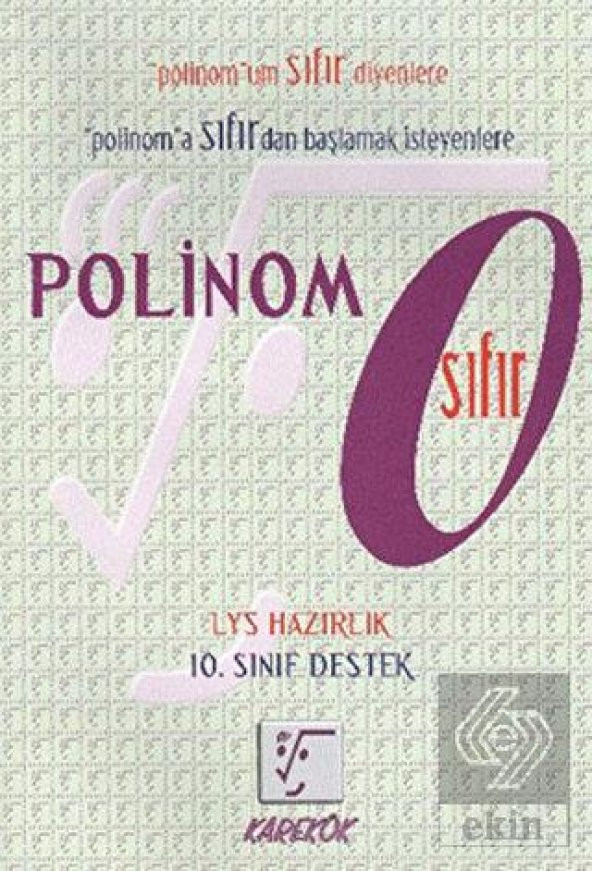 TYT AYT Polinom Sıfır ürün görseli 1