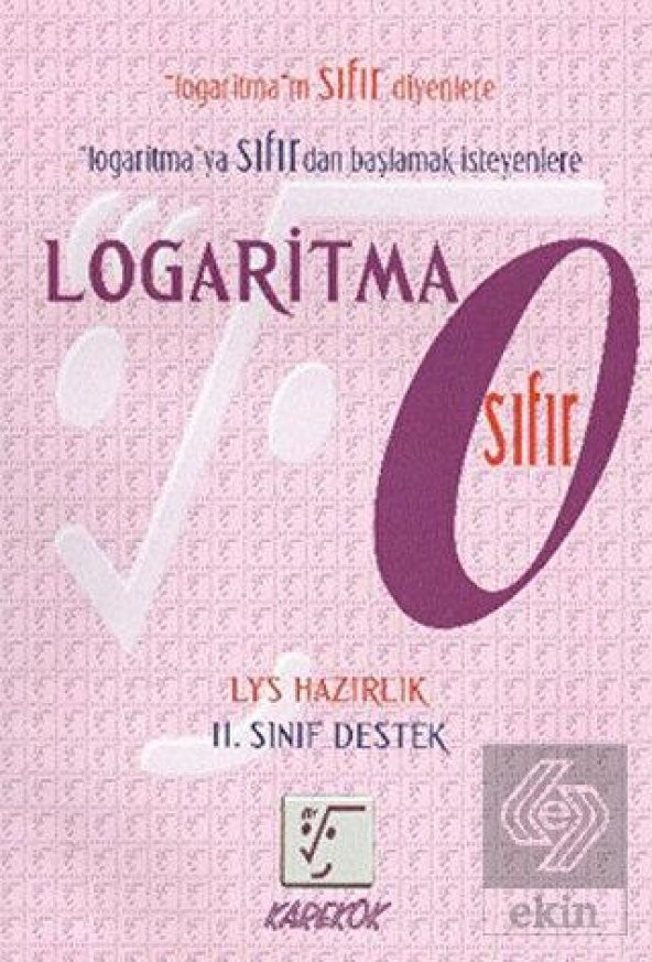 AYT Logaritma Sıfır ürün görseli 1