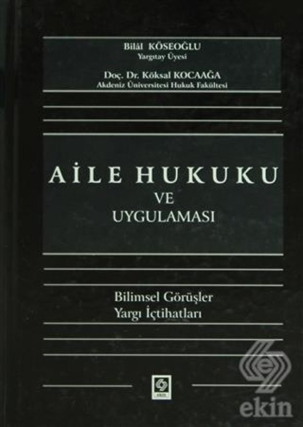 Aile Hukuku ve Uygulaması Bilal Köseoğlu ürün görseli 1