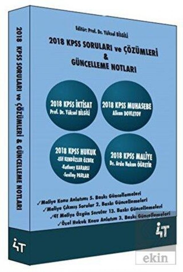 2018 KPSS Soruları ve Çözümleri ürün görseli 1