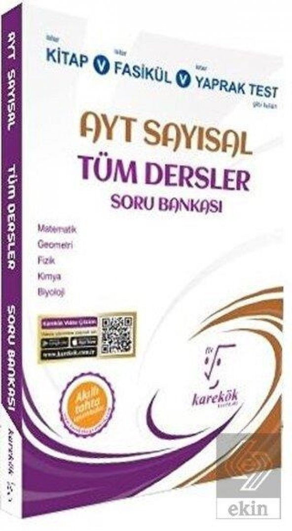 AYT Sayısal Tüm Dersler Soru Bankası ürün görseli 1