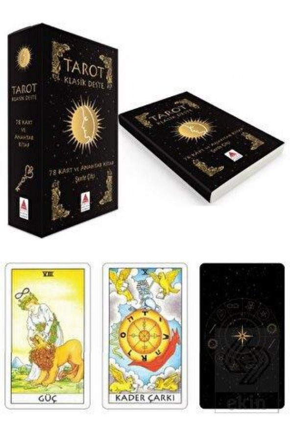 Tarot Klasik Deste, 78 Kart ve Anahtar Kitap ürün görseli 1
