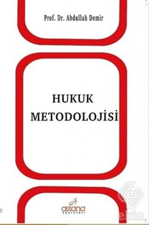 Hukuk Metodolojisi ürün görseli 1
