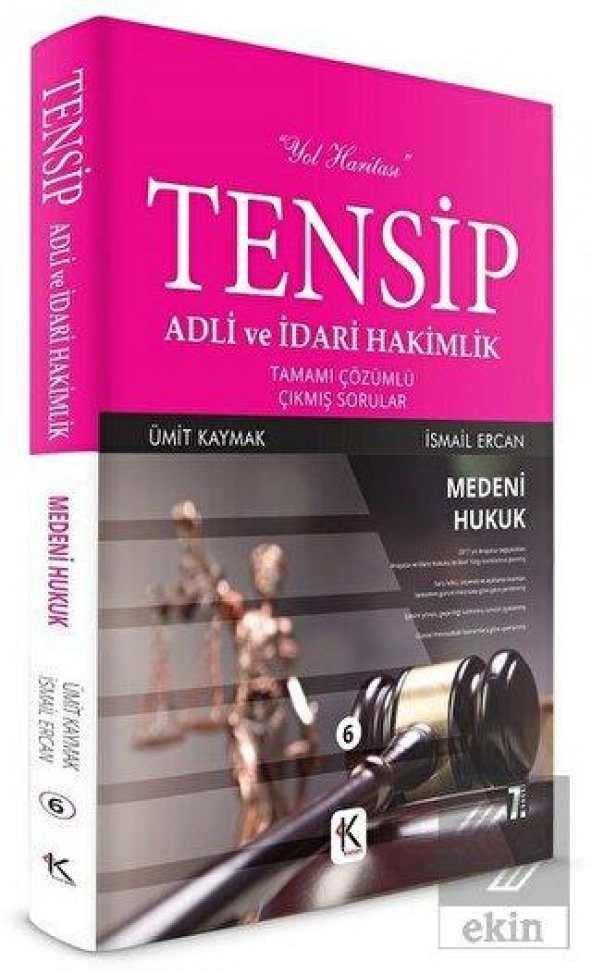Medeni Hukuk Tensip - Adli ve İdari Hakimlik Tamam ürün görseli 1