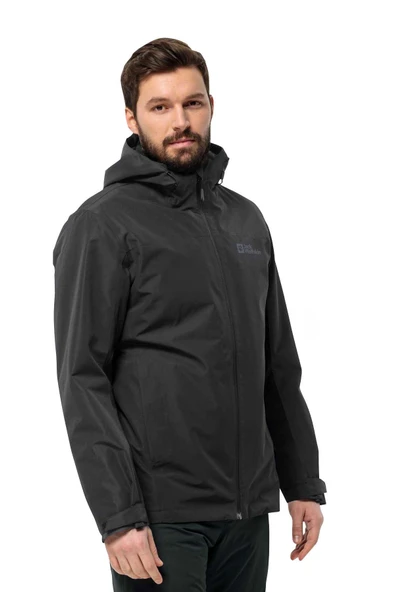 Jack Wolfskin Taubenberg 3IN1 Erkek Su Geçirmez Outdoor Mont ürün görseli 1