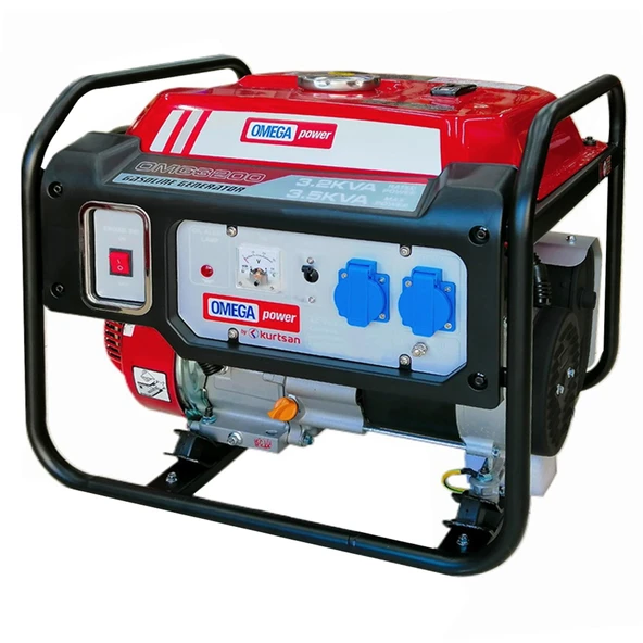 Omega Omg3200 Monofaze İpli Benzinli Jeneratör 3.5 Kva ürün görseli 1