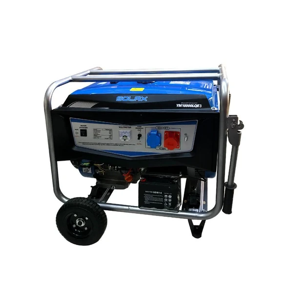 Solax Ym-10000-lQe-3 Trifaze İpli Marşlı Benzinli Jeneratör 9.3 Kva ürün görseli 1