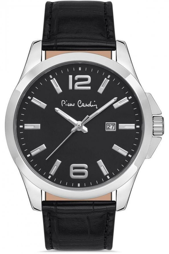 800411F08 Pierre Cardin Deri Kordon Erkek Kol Saati 30 Mt Su Gecirmez ürün görseli 1