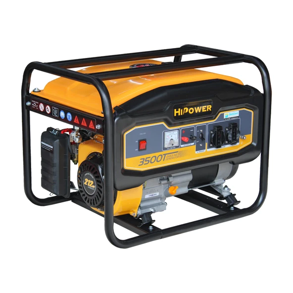 Hıpower Hp3500 Benzinli İpli Monofaze Jeneratör 4 Kva ürün görseli 1