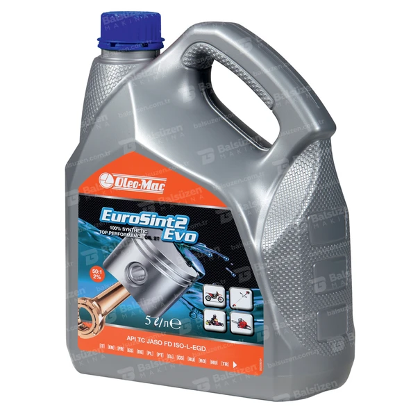 Oleomac Eurosint 2 Zamanlı Motor Yağı 5 Litre ürün görseli 1