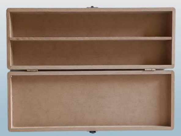 Hobi Adn 90249 Dekoratif Şiş Kutusu Ahşap MDF HAM CNC Kesim Klipsli MODEL El Yapı ürün görseli 1